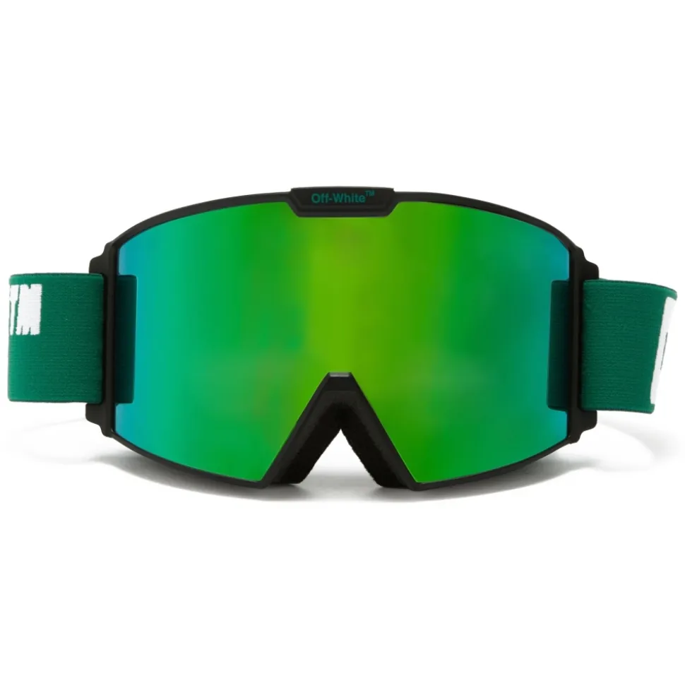 Off-White - Mirrored-Lens Ski Goggles - Green - Sunglasses - Luxury - Off-White Eyewear - Avvenice
