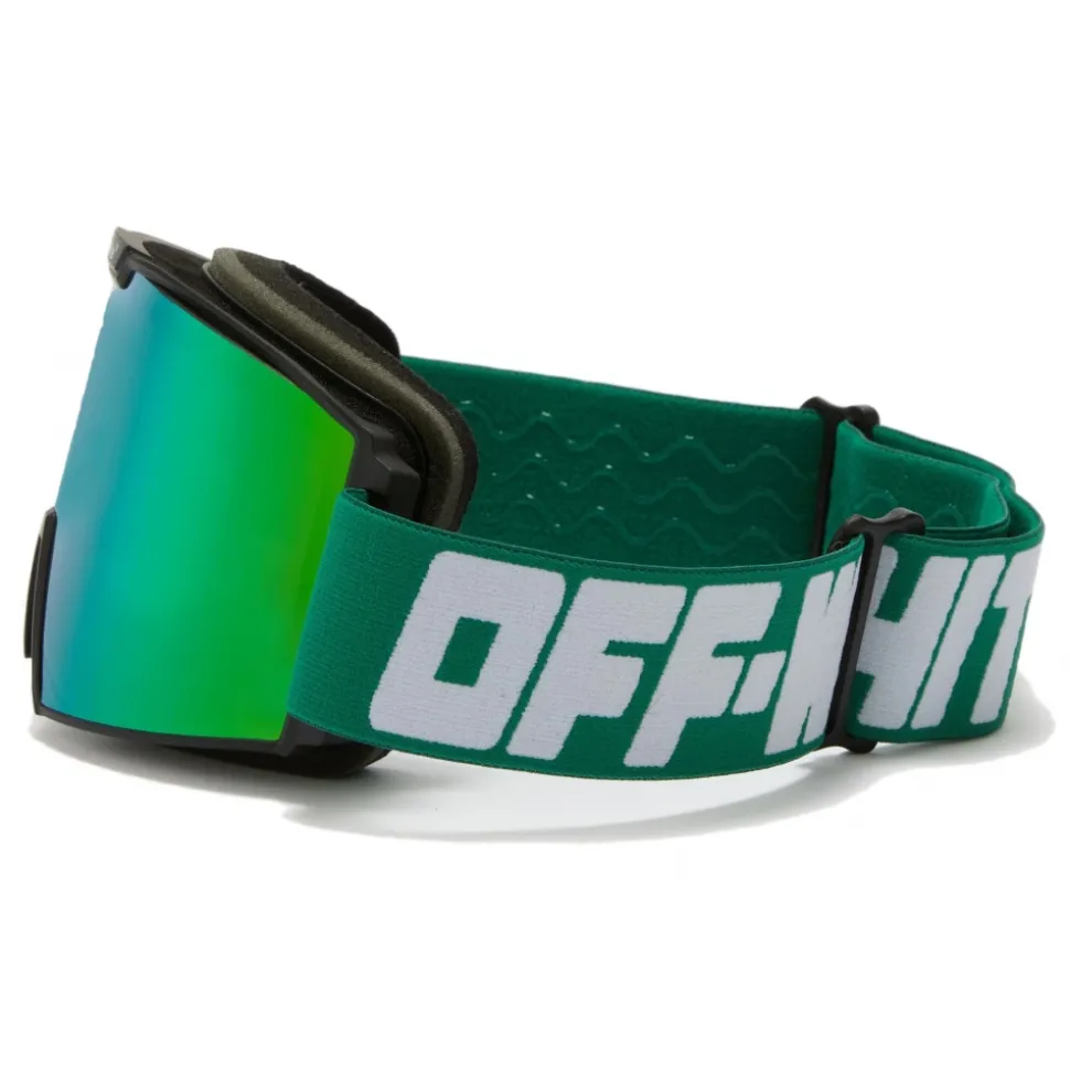 Off-White - Mirrored-Lens Ski Goggles - Green - Sunglasses - Luxury - Off-White Eyewear - Avvenice