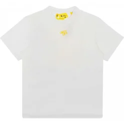 Off-White - White and Yellow T-Shirt - Exclusive Luxury Collection - Avvenice