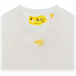 Off-White - White and Yellow T-Shirt - Exclusive Luxury Collection - Avvenice