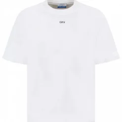 Off-White - White Logo Print T-Shirt - Exclusive Luxury Collection - Avvenice