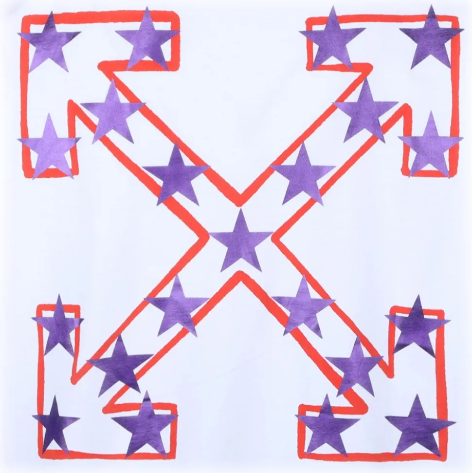 Off-White - White Star Arrow T-Shirt - Exclusive Luxury Collection - Avvenice
