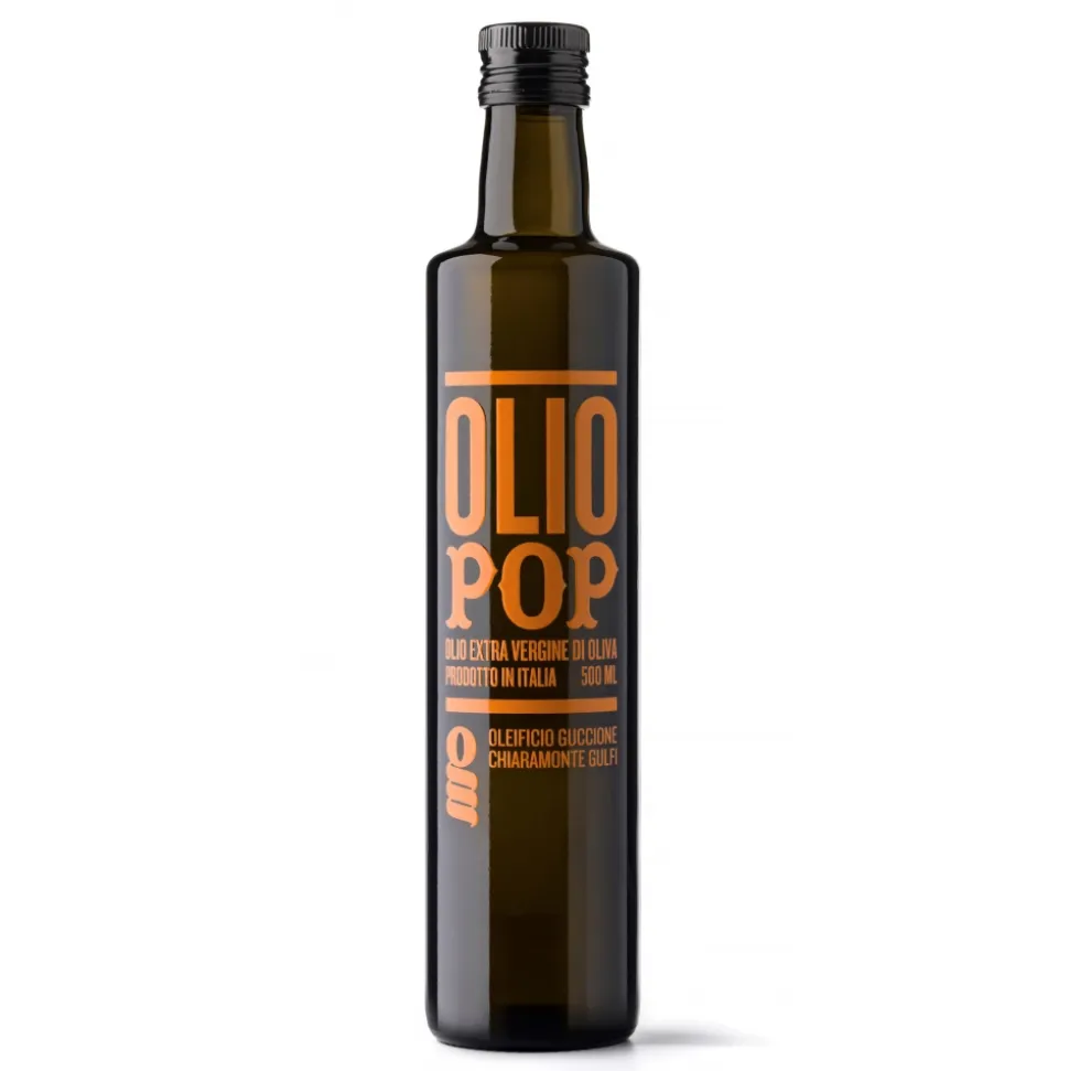 Oleificio Guccione - Pop - Sicilian Extra Virgin Olive Oil - Italian - High Quality - 500 ml - Avvenice