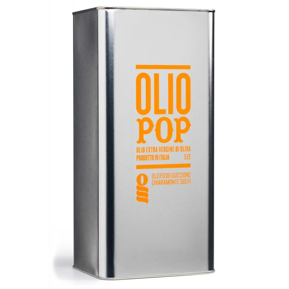 Oleificio Guccione - Pop - Sicilian Extra Virgin Olive Oil - Italian - High Quality - 5 l - Avvenice