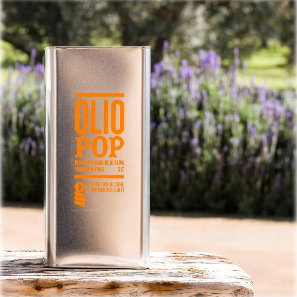 Oleificio Guccione - Pop - Sicilian Extra Virgin Olive Oil - Italian - High Quality - 5 l - Avvenice