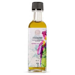 Olio le Donne del Notaio - Donna dei Ferri - Glass Bottle - Extra Virgin Olive Oil - Artisan - Italian High Quality - 60 ml - Avvenice