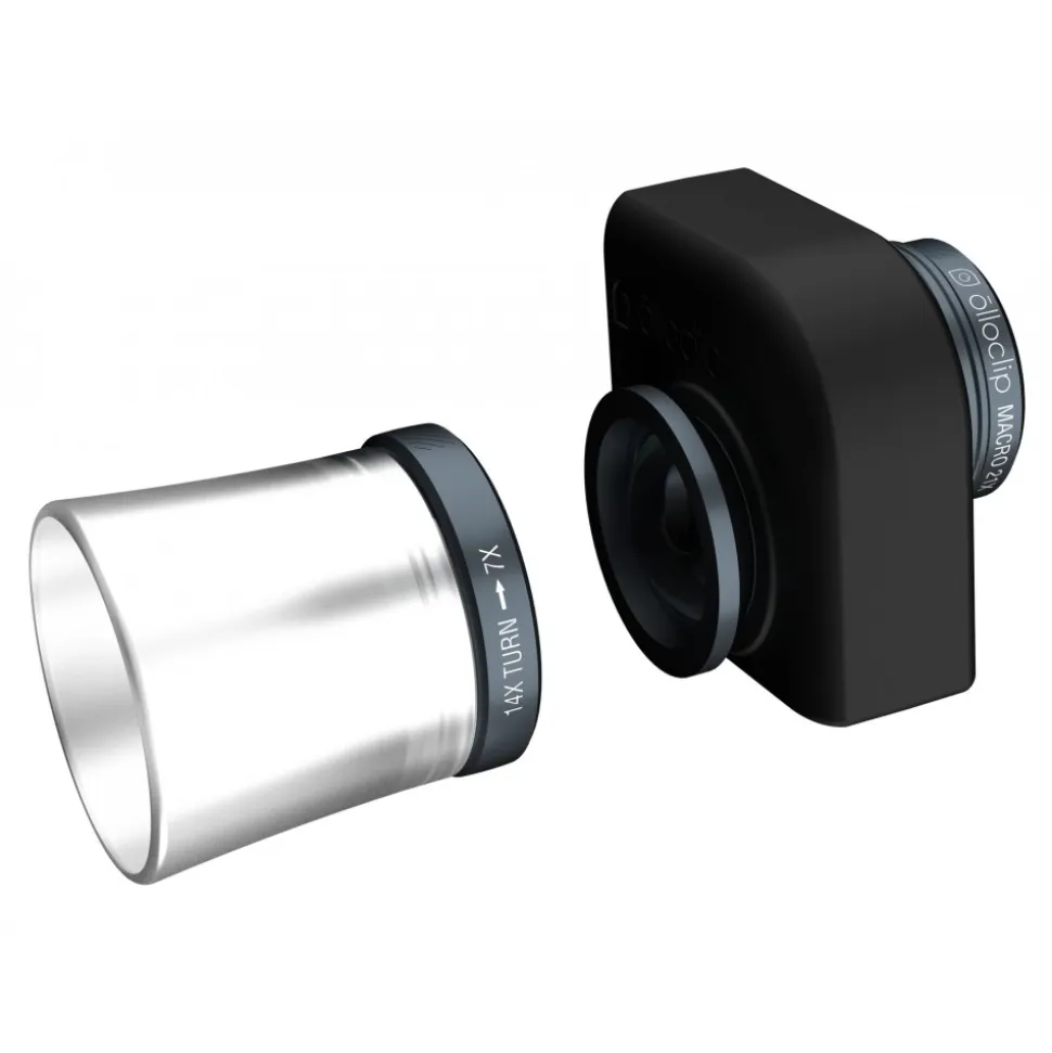 olloclip - 3 in 1 Lens Set - Black - iPad Air / iPad Air 2 / Mini / Mini 2 / 3 / 4 - Fisheye Wide-Angle Macro - Lens Set - Avvenice