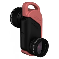 olloclip - Active Lens Set - Black / Black Clip - iPhone 6 / 6s / 6 Plus / 6s Plus - Ultra-Wide Telephoto - Lens Set - Avvenice