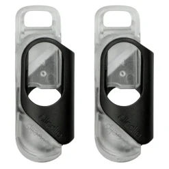 olloclip - iPhone 8 / 7 Clip + Pendant Stand (Case) - Black Clip / Clear Pendant Stand - Double Pack - Professional Clip - Avvenice