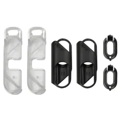 olloclip - iPhone 8 Plus / 7 Plus Clip + Pendant Stand (Case) - Black Clip / Clear Stand - Double Pack - Professional Clip - Avvenice