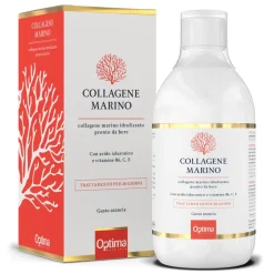Optima Naturals - Hydrolyzed Liquid Marine Collagen - Bio Anti Aging Treatment - Natural Lifting Effect - Avvenice