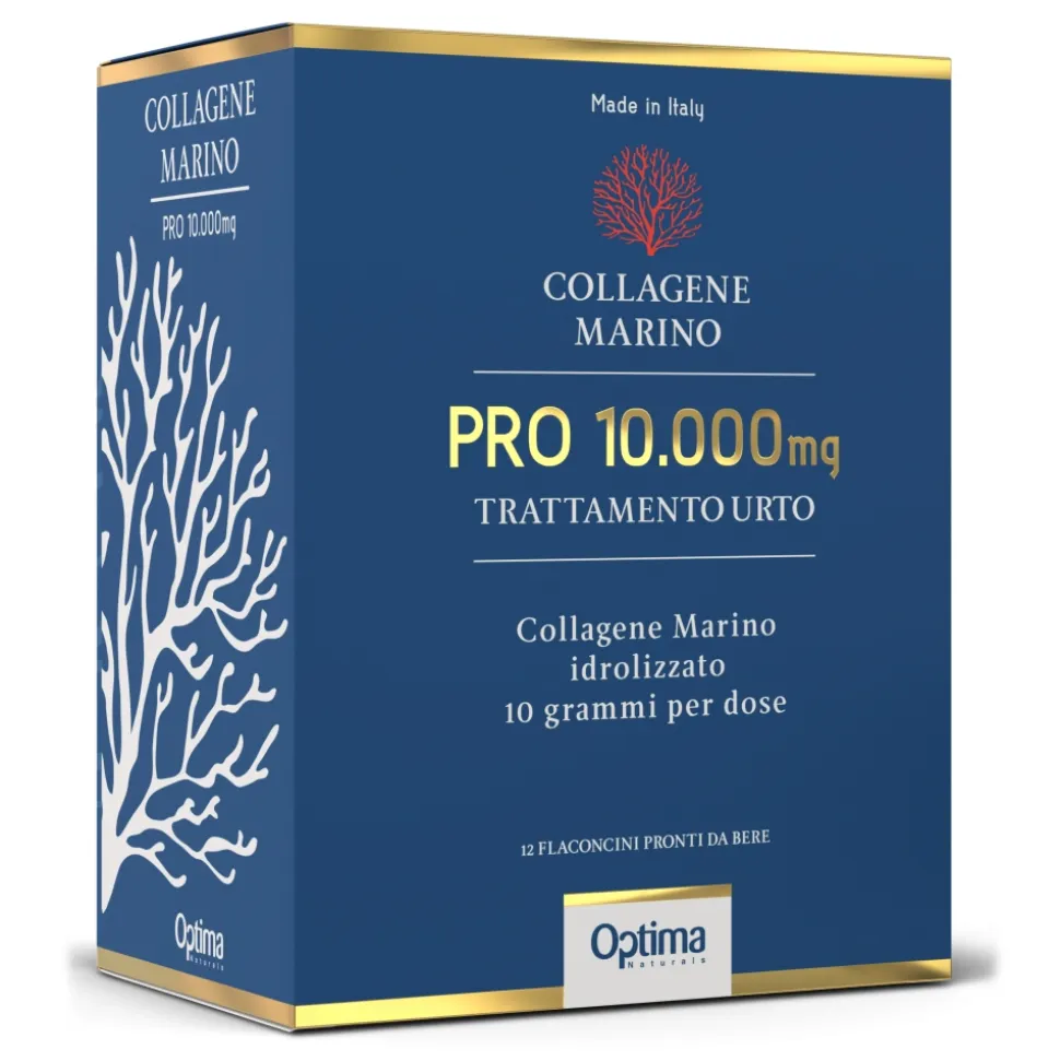 Optima Naturals - Marine Collagen Pro 10,000 Mg - Urto Treatment - Natural Lifting Effect - Avvenice