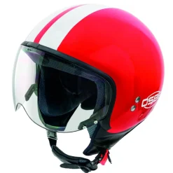 Osbe Italy - Bellagio Red - Motorcycle Helmet - High Quality - Made in Italy - Avvenice