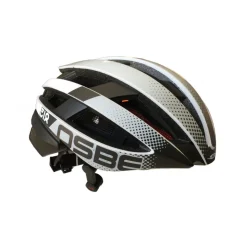 Osbe Italy - Light 318 + IBTHFC - Wireless Bluetooth - Matt White Gr. Black - Bicycle Helmet - High Quality - Made in Italy - Avvenice