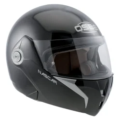 Osbe Italy - Nascar Metal Black - Motorcycle Helmet - High Quality - Made in Italy - Avvenice