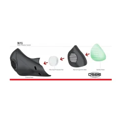 Osbe Italy - Tornado M.P.S. - Shiny White - Motorcycle Helmet - Covid-19 - High Quality - Made in Italy - Avvenice