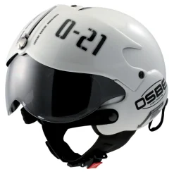 Osbe Italy - Tornado White Pearl Gr. Osbe - Motorcycle Helmet - High Quality - Made in Italy - Avvenice