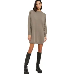 Ottod'Ame - Cashmere Blend Short Dress - Beige - Dresses - Luxury Exclusive Collection - Avvenice