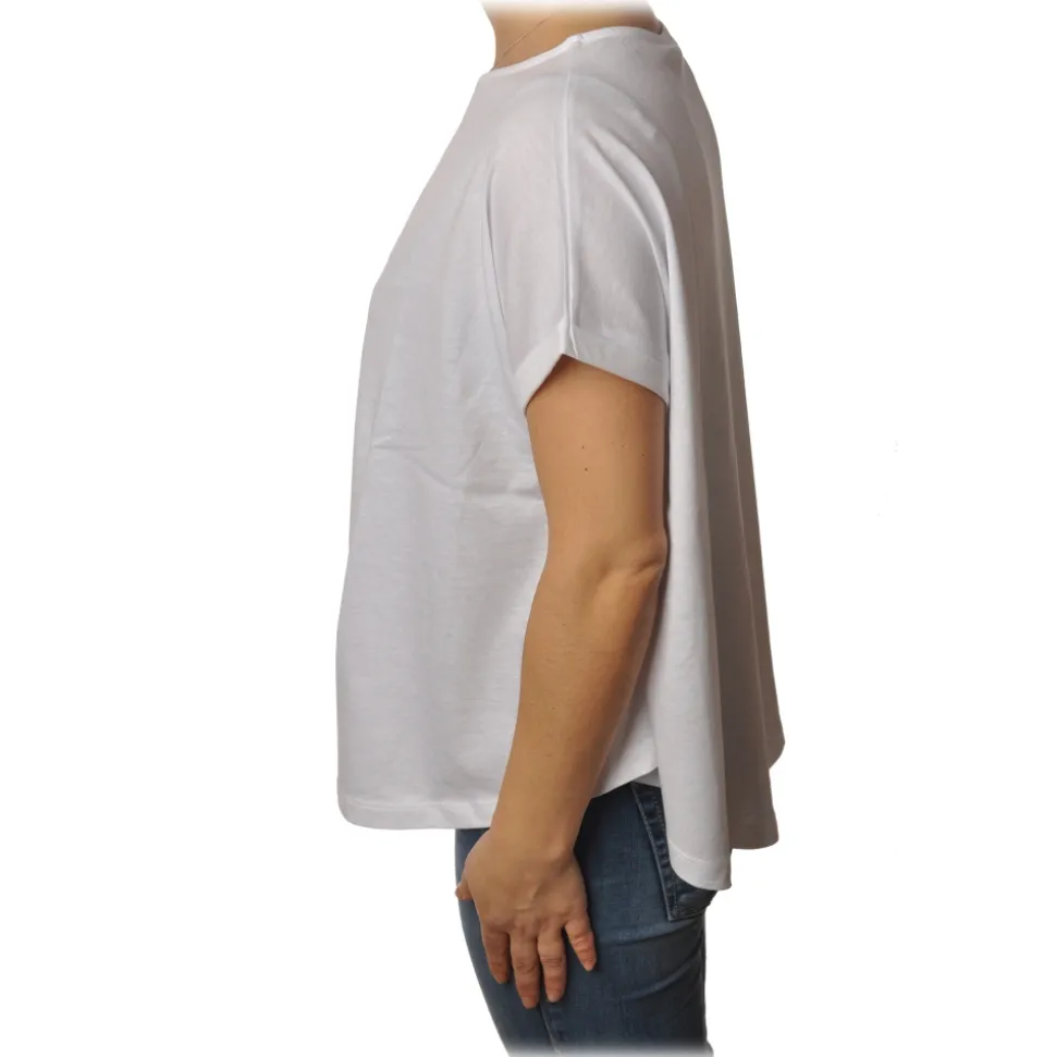 Ottod'Ame - Cotton T-Shirt with Short Sleeves - White - T-Shirt - Luxury Exclusive Collection - Avvenice