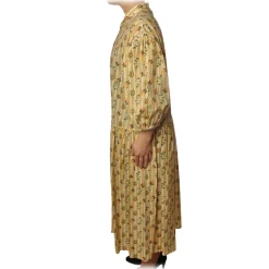 Ottod'Ame - Dress Floreal Pattern - Yellow - Dresses - Luxury Exclusive Collection - Avvenice