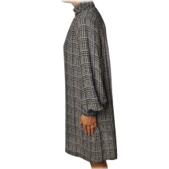 Ottod'Ame - Dress with Raglan Sleeves - Cream/Black - Dresses - Luxury Exclusive Collection - Avvenice