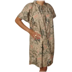 Ottod'Ame - Dress with Raglan Sleeves - Beige - Dresses - Luxury Exclusive Collection - Avvenice