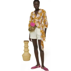 Ottod'Ame - Floral Fantasy Cotton Shirt - Orange - Shirt - Luxury Exclusive Collection - Avvenice