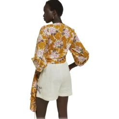 Ottod'Ame - Floral Fantasy Cotton Shirt - Orange - Shirt - Luxury Exclusive Collection - Avvenice