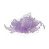 Ottod'Ame - Flower Brooch in Feathers - Lilac - Brooch - Luxury Exclusive Collection - Avvenice
