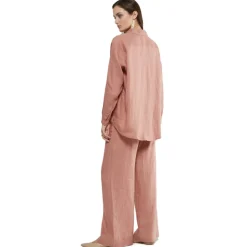 Ottod'Ame - Linen Oversized Shirt - Salmon Pink - Shirt - Luxury Exclusive Collection - Avvenice