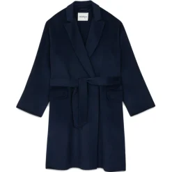 Ottod'Ame - Long Double-Breasted Unlined Coat - Blue - Jacket - Luxury Exclusive Collection - Avvenice
