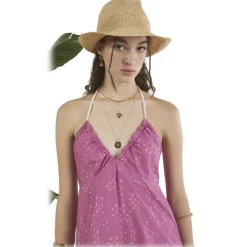 Ottod'Ame - Long Dress in Floral Pattern - Pink - Dresses - Luxury Exclusive Collection - Avvenice