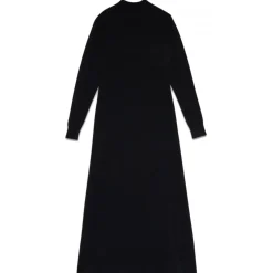 Ottod'Ame - Long Dress in Stretch Jersey - Black - Dresses - Luxury Exclusive Collection - Avvenice