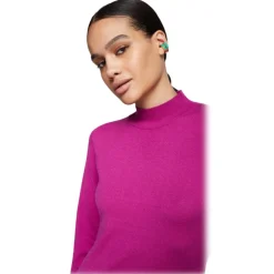 Ottod'Ame - Long Dress in Stretch Jersey - Fuxia - Dresses - Luxury Exclusive Collection - Avvenice