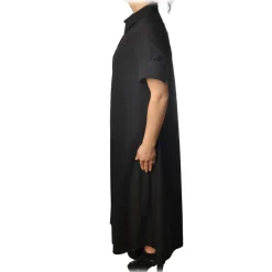 Ottod'Ame - Long Dress with Buttons - Black - Dresses - Luxury Exclusive Collection - Avvenice