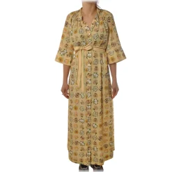 Ottod'Ame - Long Dress With Korean Collar - Yellow - Dresses - Luxury Exclusive Collection - Avvenice