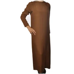 Ottod'Ame - Long Straight Dress - Tobacco - Dresses - Luxury Exclusive Collection - Avvenice