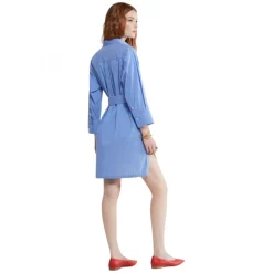 Ottod'Ame - Oversized Shirt Dress - Light Blue - Dresses - Luxury Exclusive Collection - Avvenice
