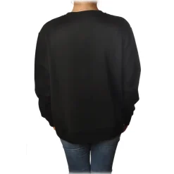 Ottod'Ame - Oversized Sweatshirt with Bezel - Black - Sweatshirt - Luxury Exclusive Collection - Avvenice