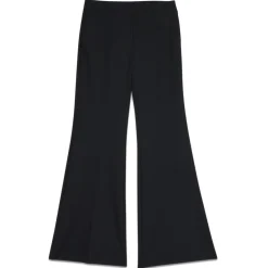 Ottod'Ame - Palazzo Trousers in Combed Fabric - Black - Trousers - Luxury Exclusive Collection - Avvenice