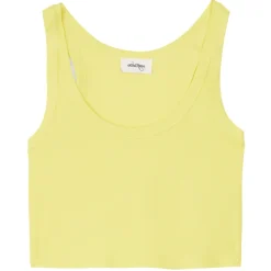 Ottod'Ame - Ribbed Short Tank Top - Lime - Top - Luxury Exclusive Collection - Avvenice