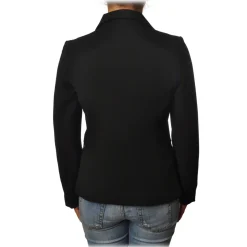 Ottod'Ame - Screwed Model Jacket with One Button - Black - Jacket - Luxury Exclusive Collection - Avvenice