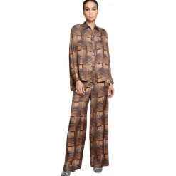 Ottod'Ame - Shirt in Optical Geometric Pattern - Multicolour - Shirt - Luxury Exclusive Collection - Avvenice