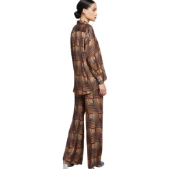 Ottod'Ame - Shirt in Optical Geometric Pattern - Multicolour - Shirt - Luxury Exclusive Collection - Avvenice