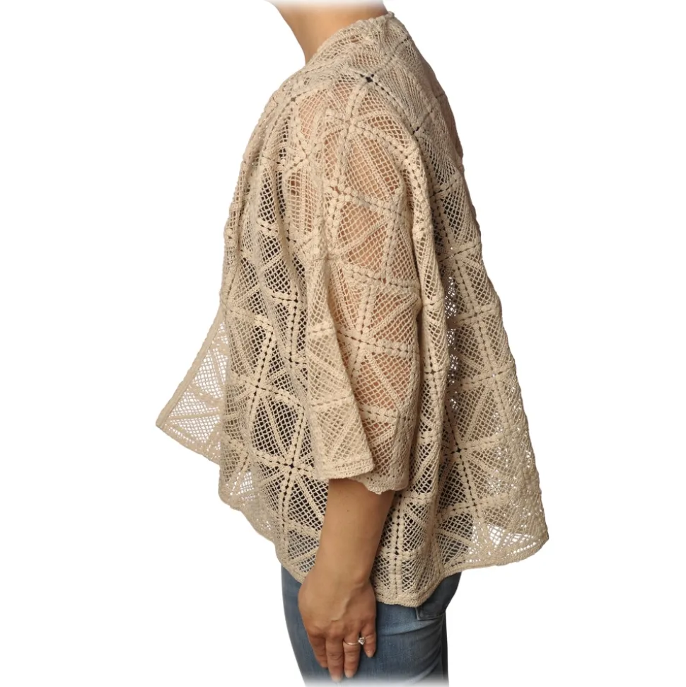 Ottod'Ame - Shirt in Perforated Yarns - White - Shirt - Luxury Exclusive Collection - Avvenice