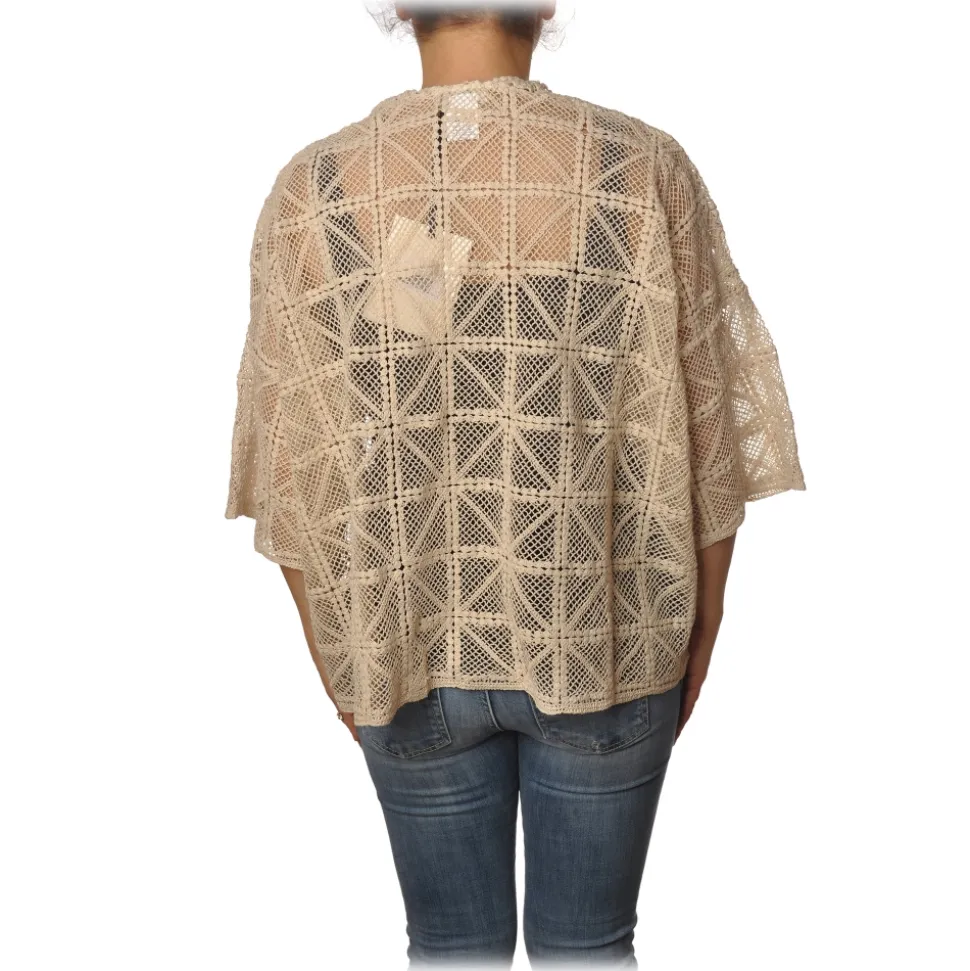 Ottod'Ame - Shirt in Perforated Yarns - White - Shirt - Luxury Exclusive Collection - Avvenice