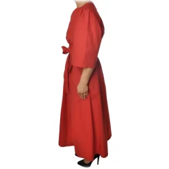 Ottod'Ame - Short Dress Iin Light Cotton Fabric - Red - Dresses - Luxury Exclusive Collection - Avvenice