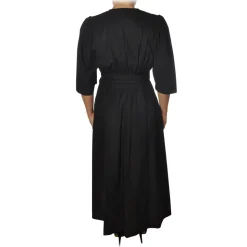 Ottod'Ame - Short Dress Iin Light Cotton Fabric - Black - Dresses - Luxury Exclusive Collection - Avvenice