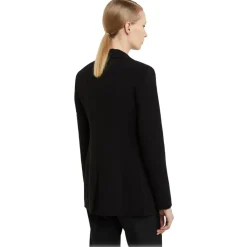 Ottod'Ame - Single Breasted Combed Wool Jacket - Black - Jacket - Luxury Exclusive Collection - Avvenice