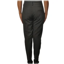 Ottod'Ame - Soft Leg Trousers - Grey - Trousers - Luxury Exclusive Collection - Avvenice